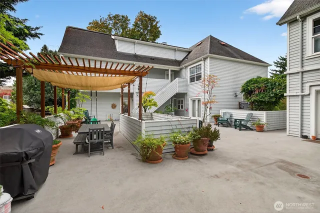 a view of parking garage with cars