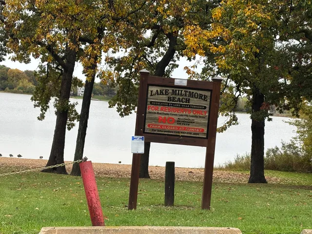a view of a bench in the garden
