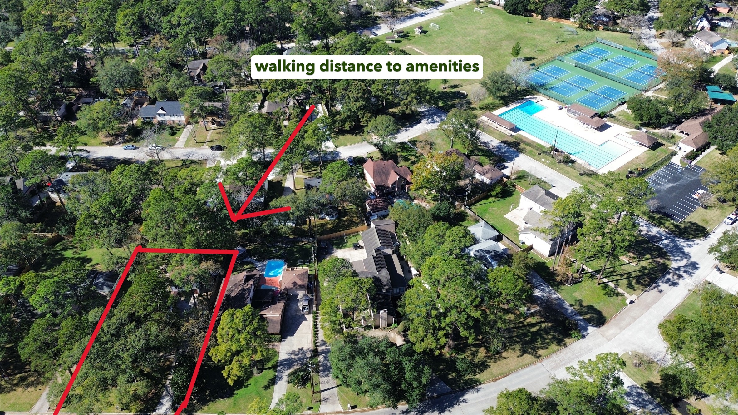 17423 Fairway Oaks Drive Spring, TX 77379 - Photo 4 of 50 an outdoor space with fountain in the background