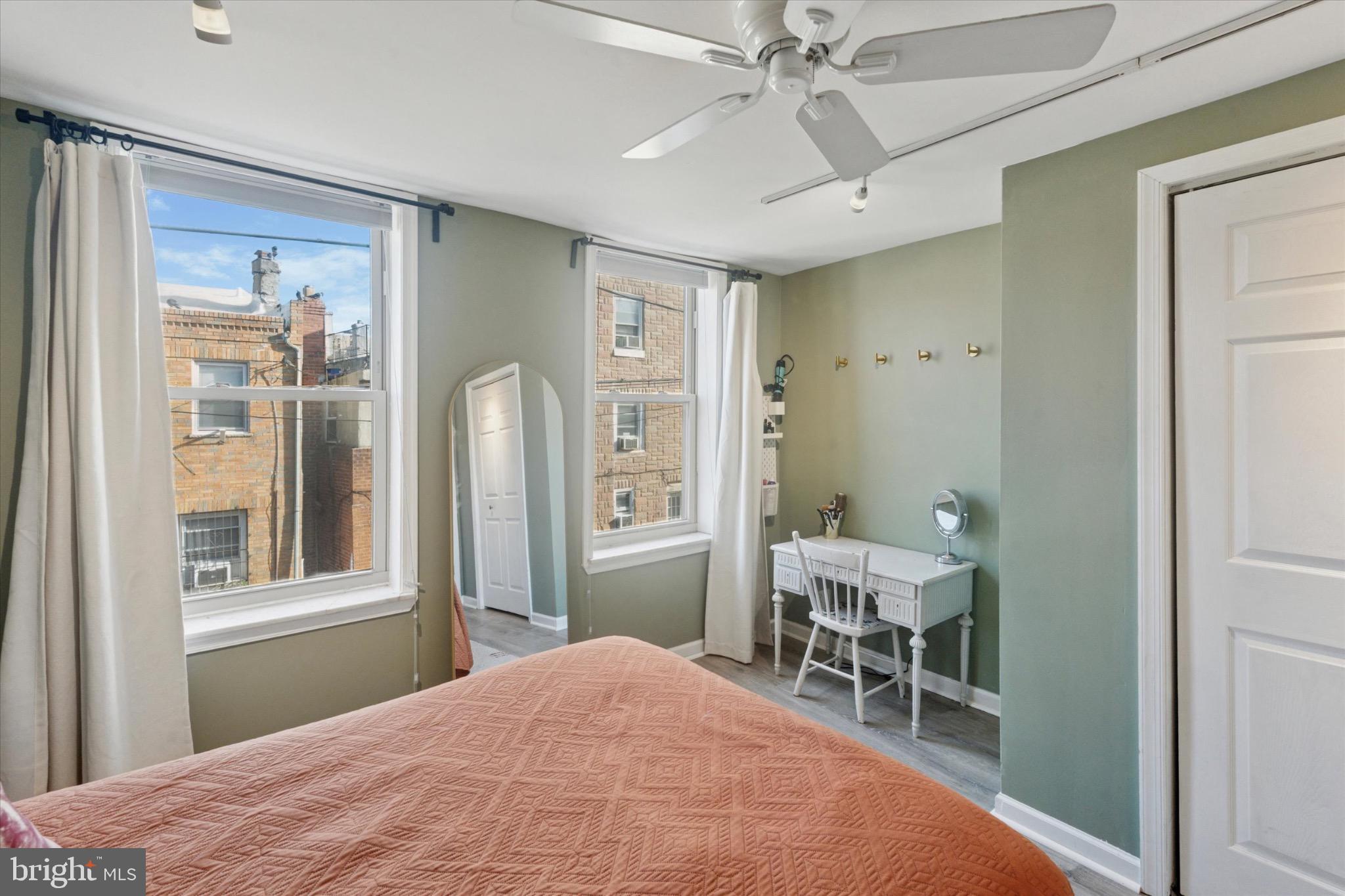 804 Sears Street Philadelphia, PA 19147 - Photo 14 of 25 a bedroom with a bed and a window