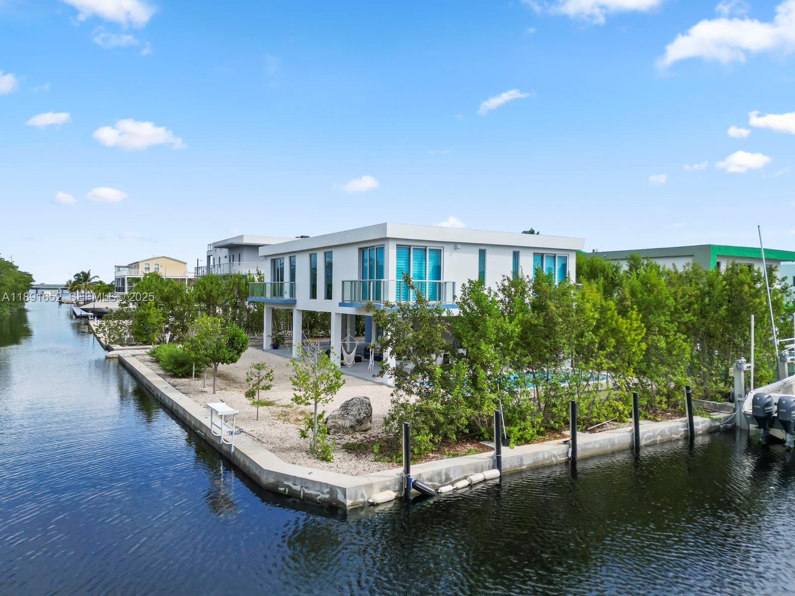 a view of swimming pool from balcony