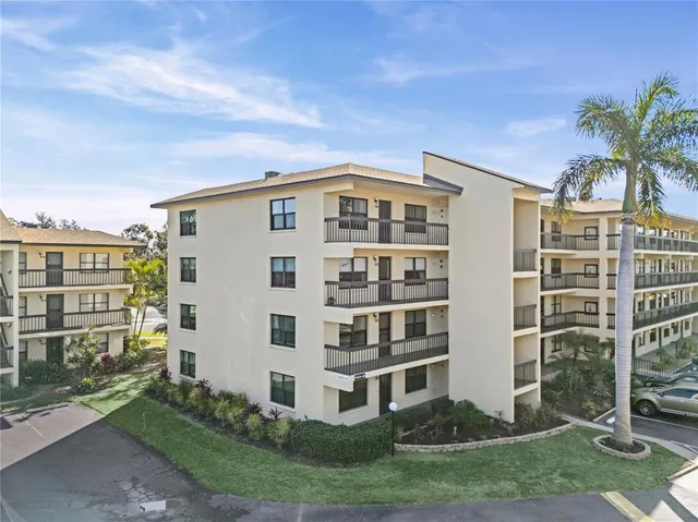 a front view of a building