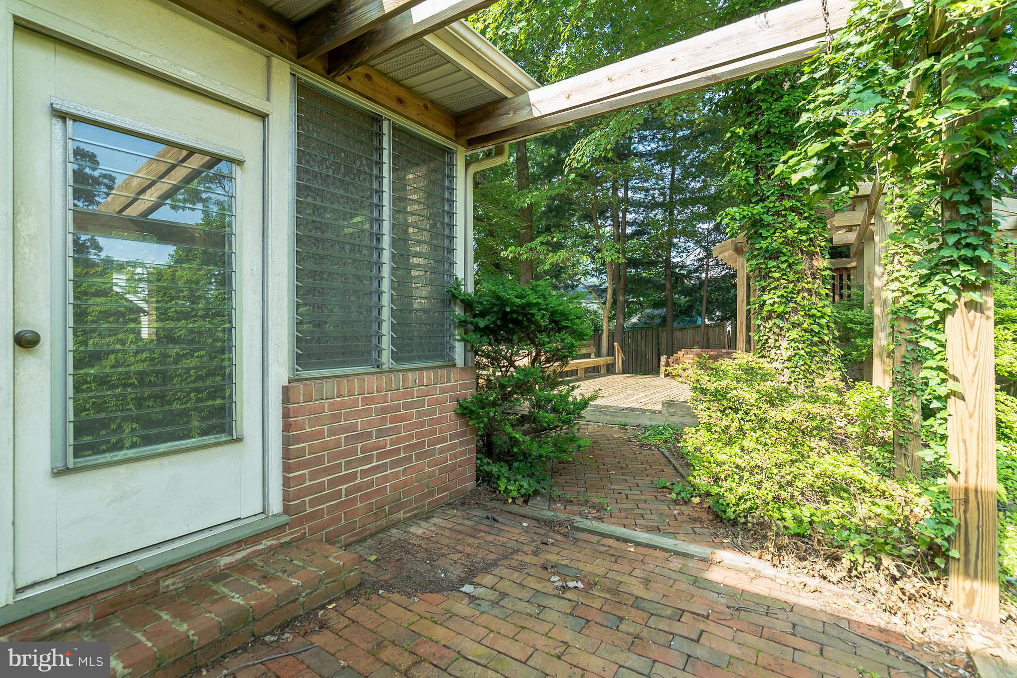 8300 Aqueduct Road Potomac, MD 20854 - Photo 27 of 30 Brick Rear Patio