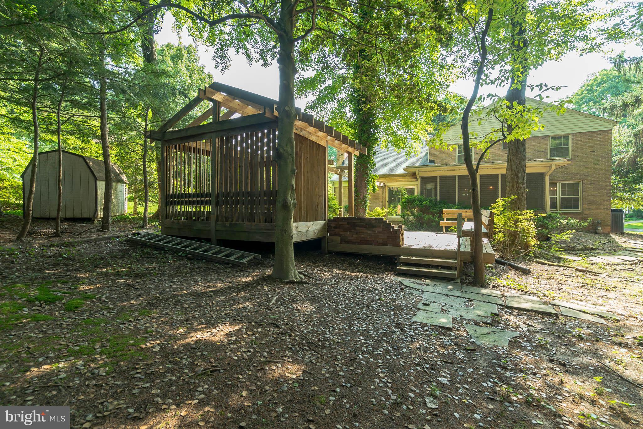 8300 Aqueduct Road Potomac, MD 20854 - Photo 28 of 30 Backyard - Lots of Room for Entertaining