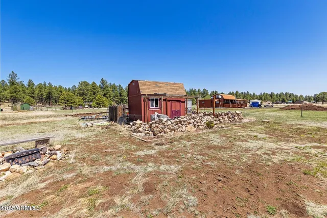 a view of a lake with a big yard