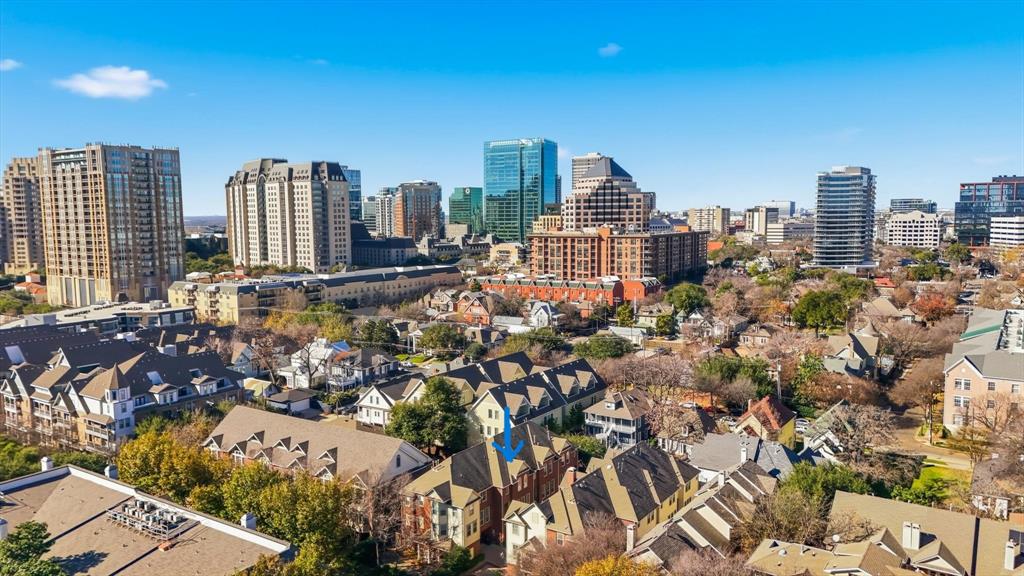 2615 Colby Street, Unit B Dallas, TX 75204 - Photo 33 of 39 showing location of the home in Uptown Dallas