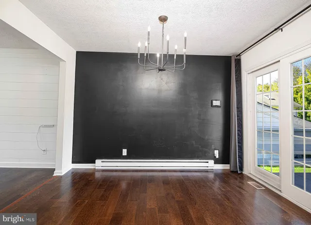 a view of an front door