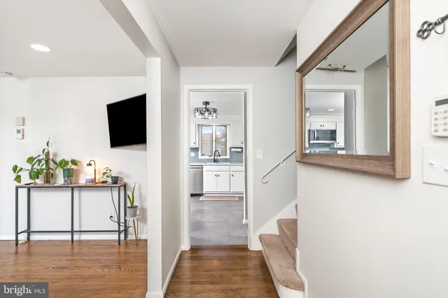 a view of a living room