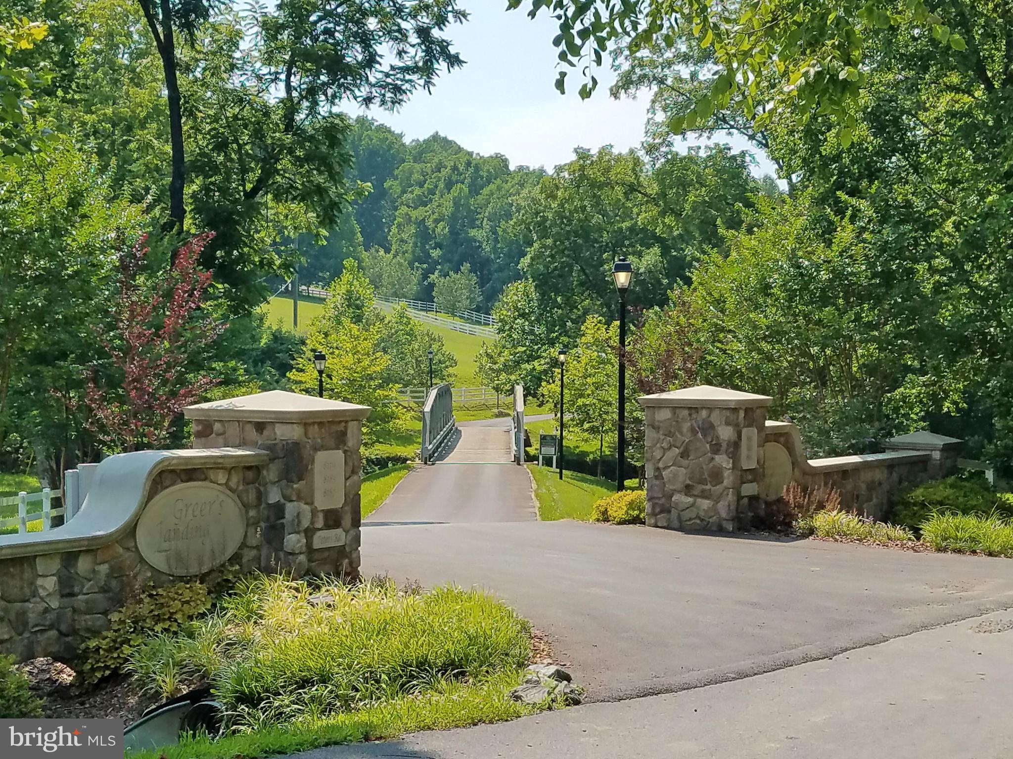 8199 Peters Road Frederick, MD 21704 - Photo 1 of 24 Entrance To Greer's Landing With Lot 1 To The Left