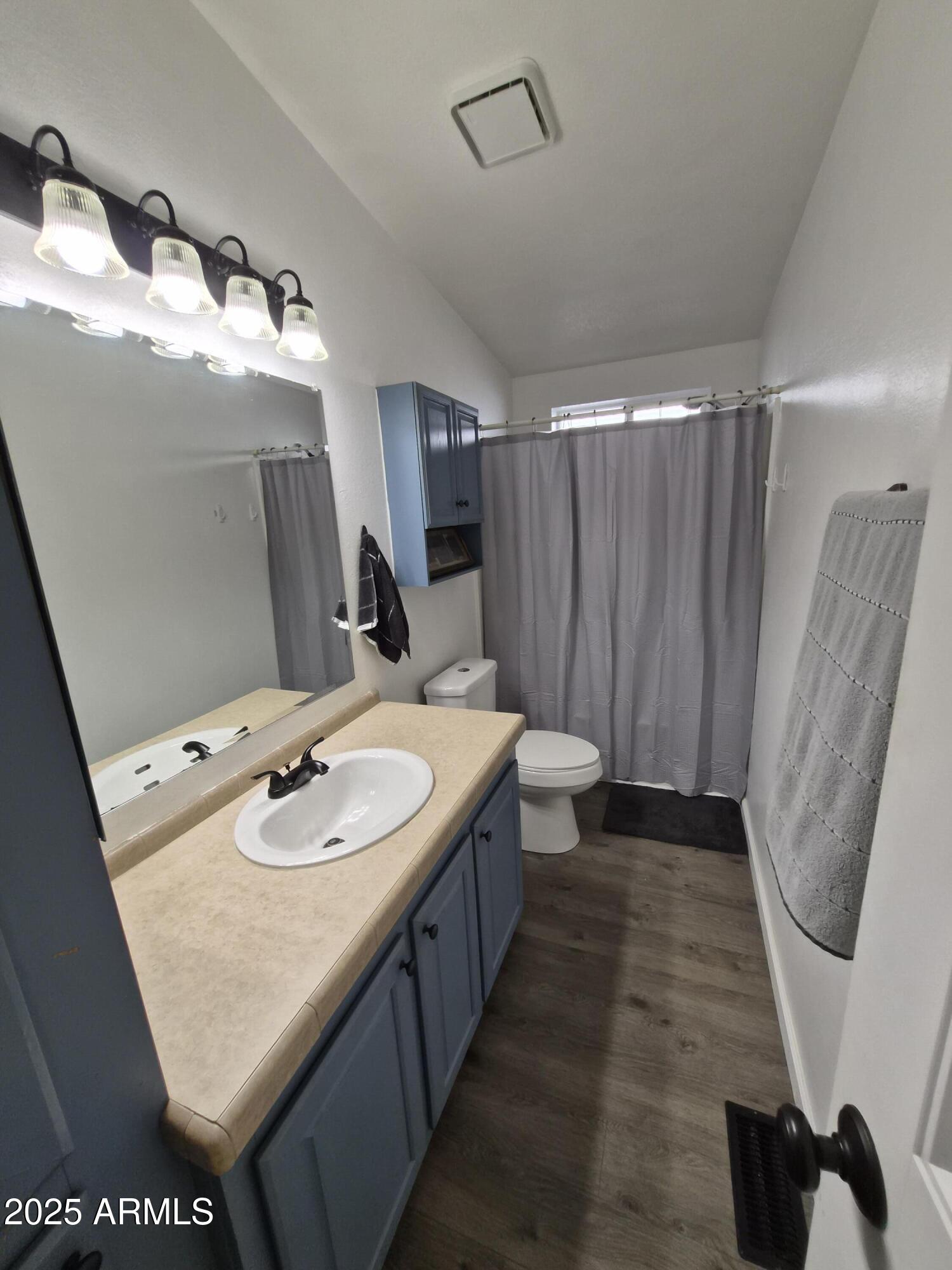 51033 North Mockingbird Road Wickenburg, AZ 85390 - Photo 19 of 51 a bathroom with sink shower and mirror