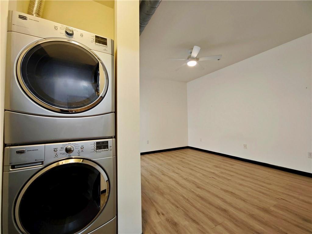5300 Peachtree Road, Unit 2401 Chamblee, GA 30341 - Photo 13 of 24 a view of a hallway with washer and dryer