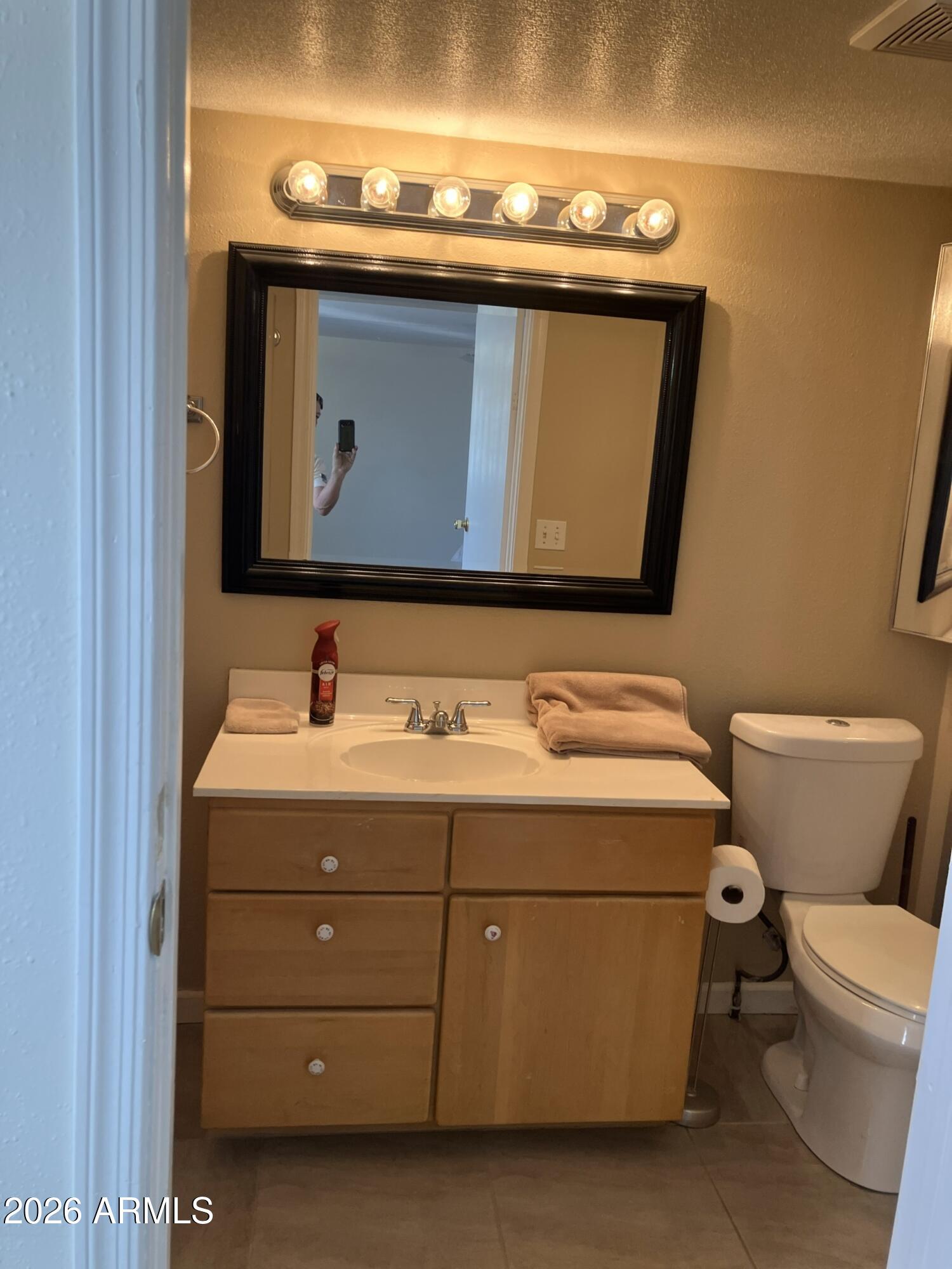 2523 East Contention Mine Road, Unit 41 Phoenix, AZ 85032 - Photo 14 of 19 a bathroom with a sink and a toilet