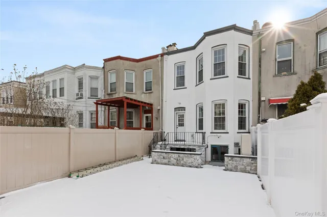 a view of a building with many windows
