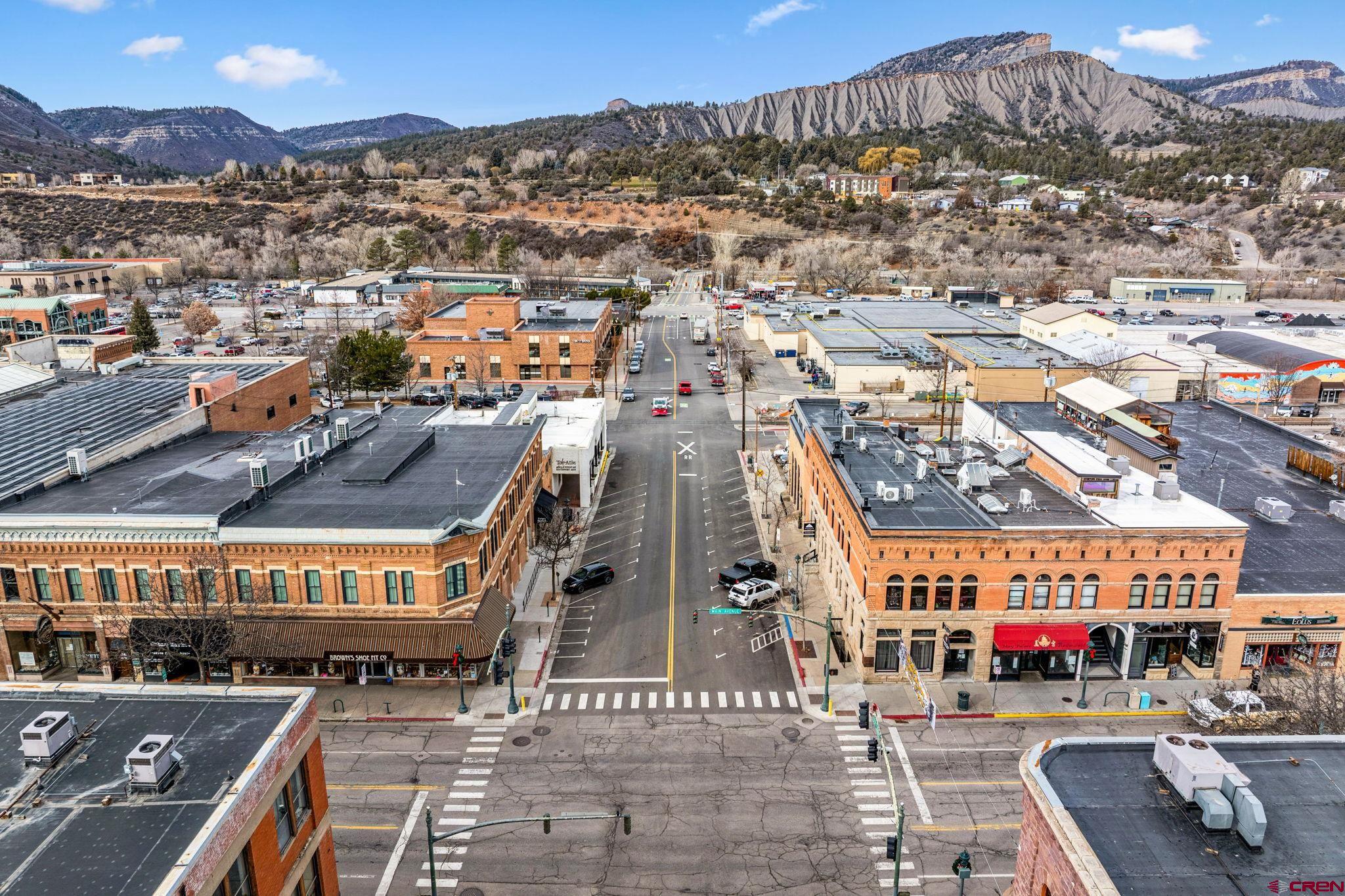 120 West 9th Street Durango, CO 81301 - Photo 29 of 37 an aerial view of a large building with an outdoor space