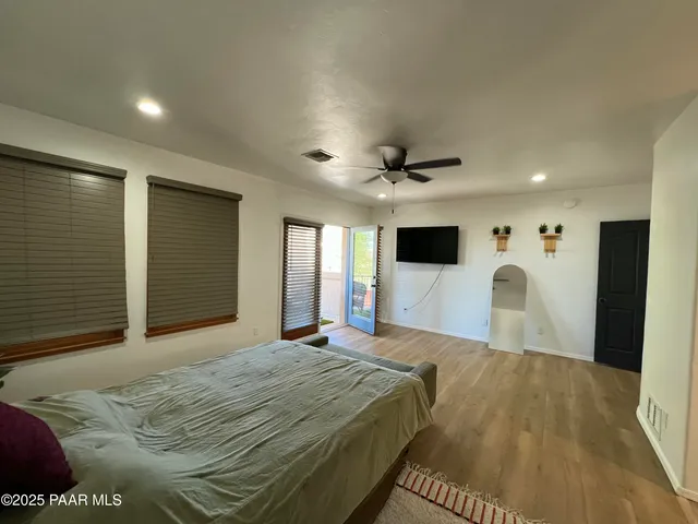 wooden floor in a room