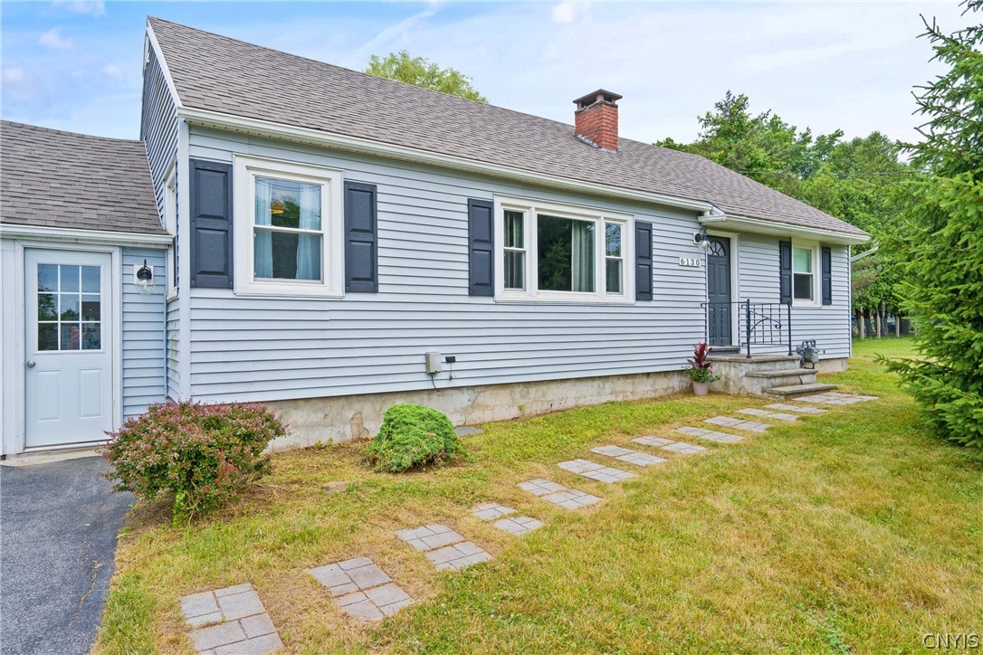 6130 South Bay Road Cicero, NY 13039 - Photo 2 of 30 The vinyl siding will keep exterior maintenance quite easy. Choose to enter through the pedestrian door at the garage at left, or head up to the front steps to the front door...