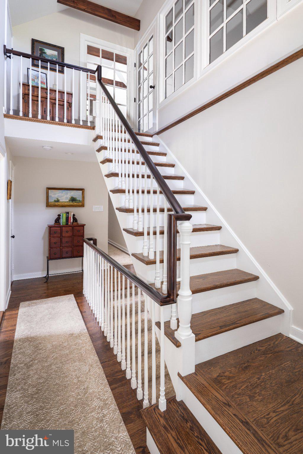 15 Rabbit Run Road Malvern, PA 19355 - Photo 43 of 55 Gorgeous Staircase Leads to 3rd Floor