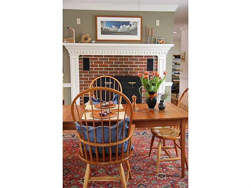 21 Neck Road South China, ME 04358 - Photo 3 of 35 Dining Room. This brick fireplace...