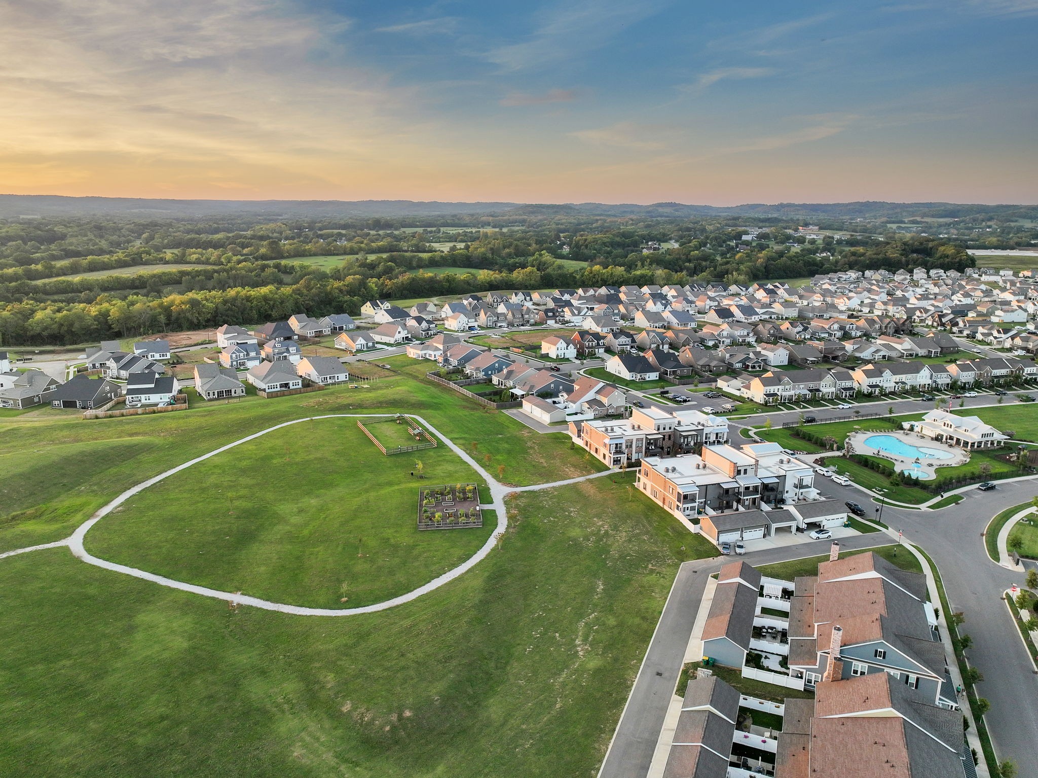 1242 June Wilde Ridge Spring Hill, TN 37174 - Photo 28 of 28 an aerial view of a football ground