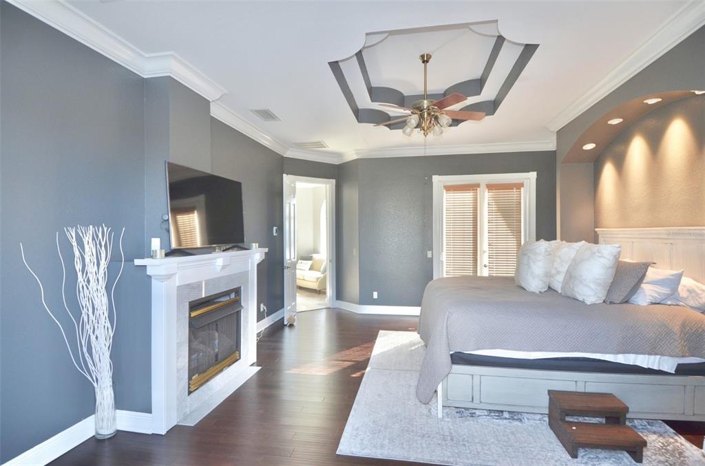 3605 Stabile Road St. James City, FL 33956 - Photo 51 of 95 a living room with furniture and a fireplace