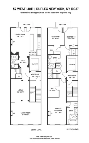 $1,495,000 | 57 West 130th Street, Unit DUPLEX | Central Harlem