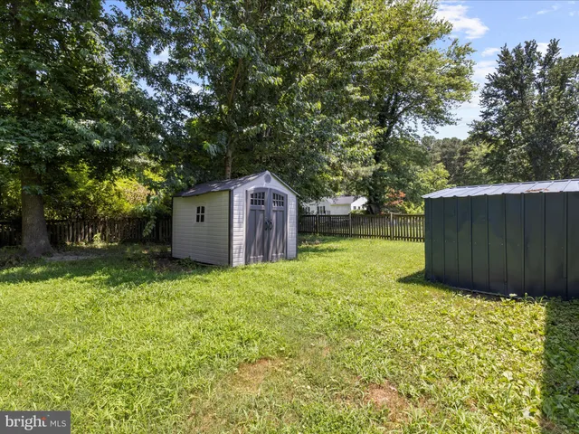 a view of a backyard with a garden