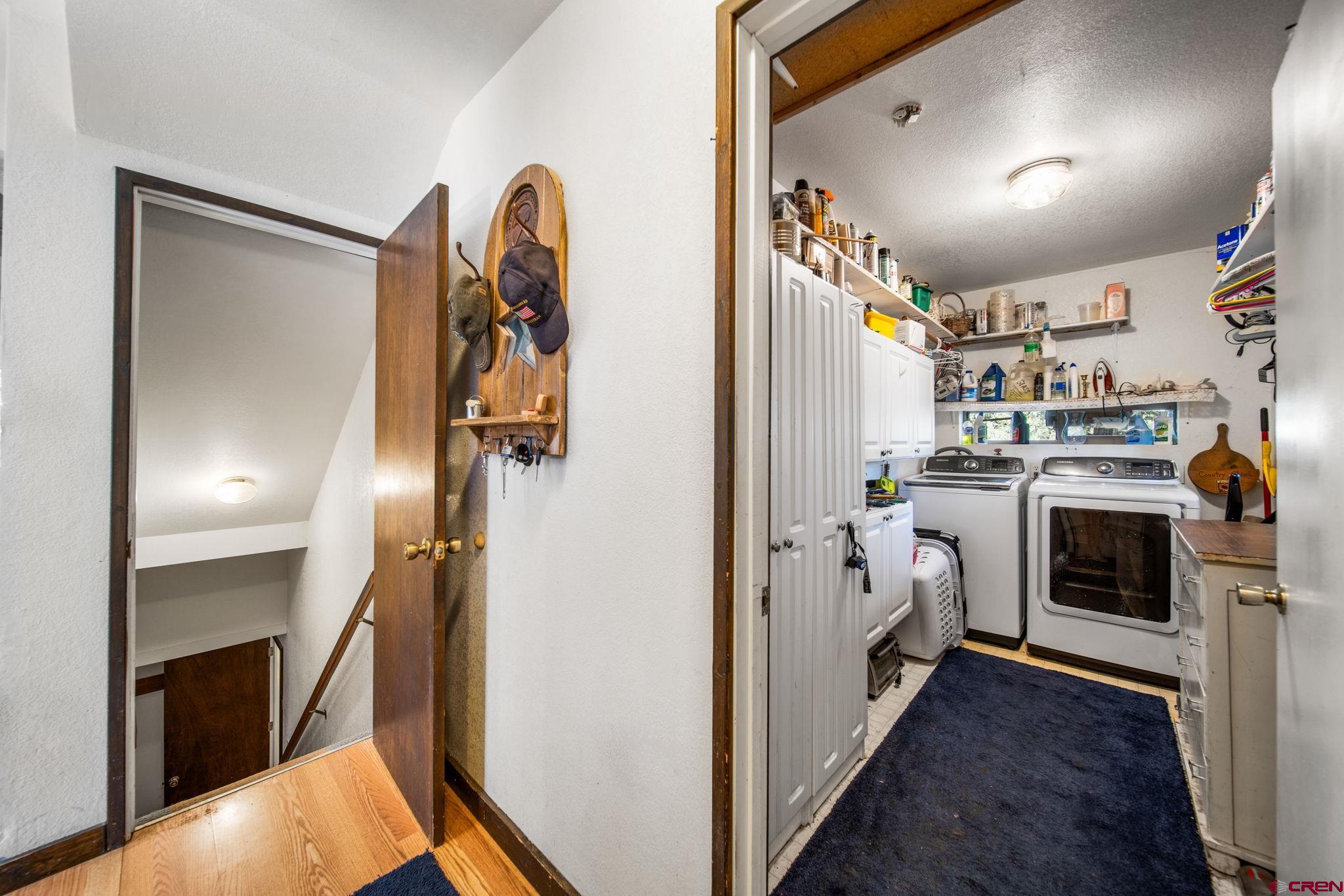 900 Spring Road Durango, CO 81303 - Photo 14 of 33 a view of living room washer and dryer