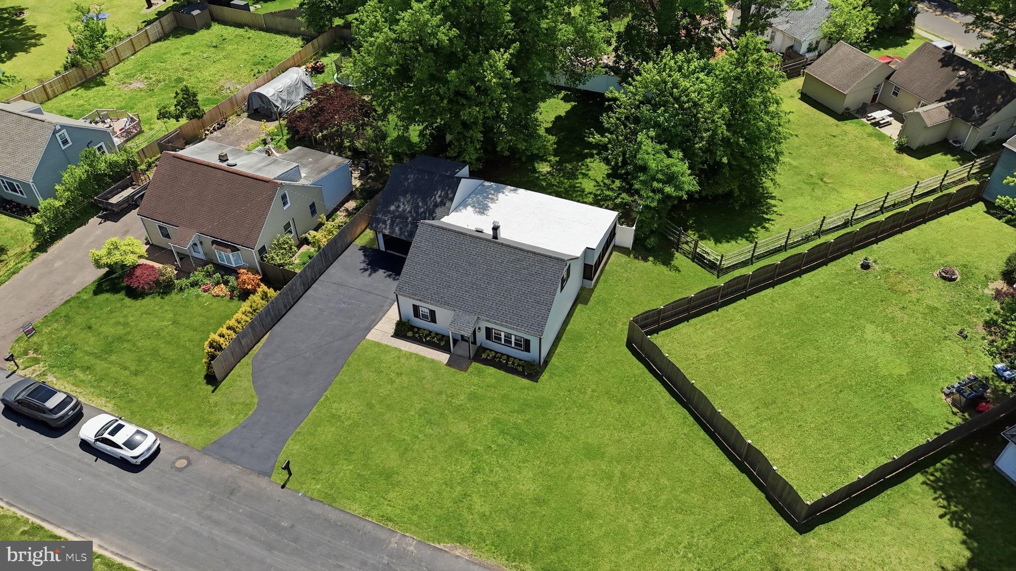 340 West Broad Street Hatfield, PA 19440 - Photo 36 of 55 an aerial view of a backyard