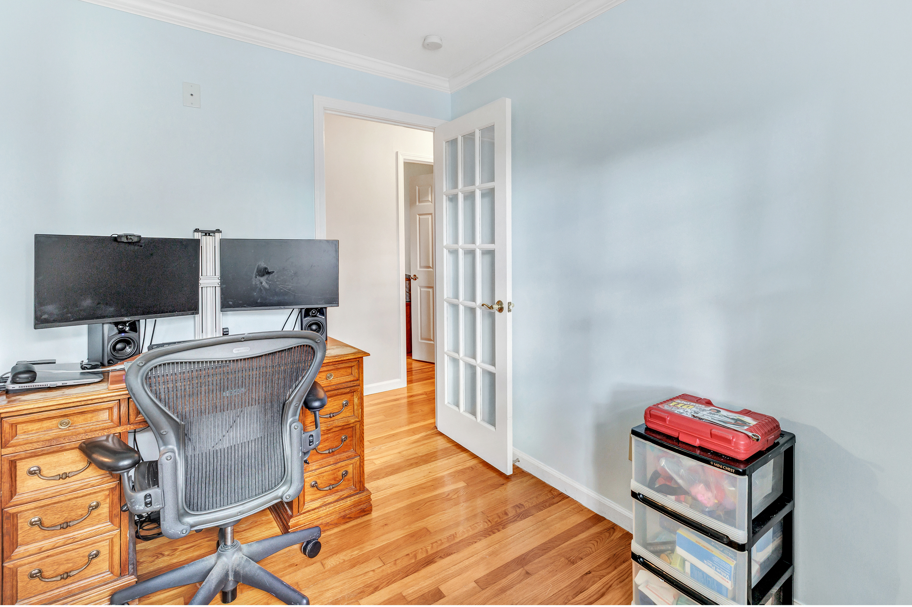 91 Harvester Road Monroe, CT 06468 - Photo 19 of 35 a room with furniture and a flat screen tv