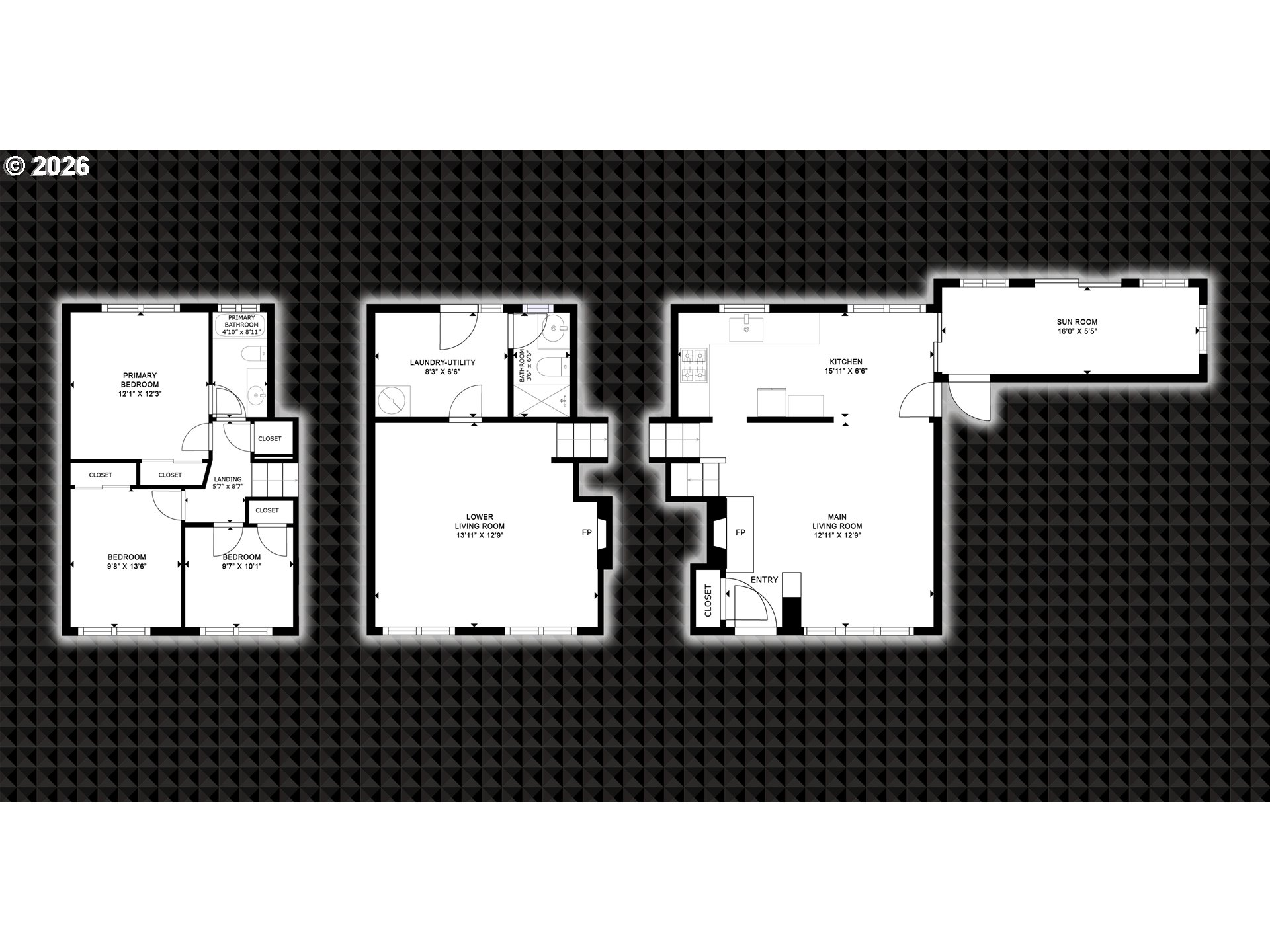 7450 Southwest 101st Avenue Beaverton, OR 97008 - Photo 37 of 37 a bathroom with a black white checkered floor