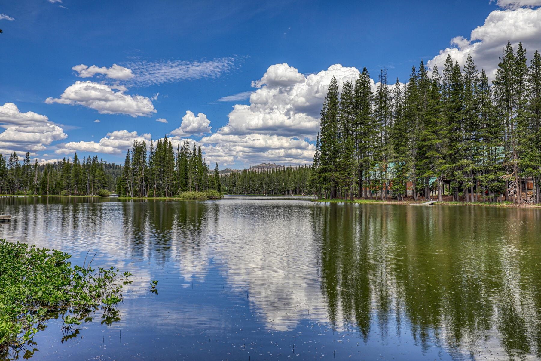 6194 Serene Road Soda Springs, CA 95724 - Photo 16 of 17 a view of a lake with a yard