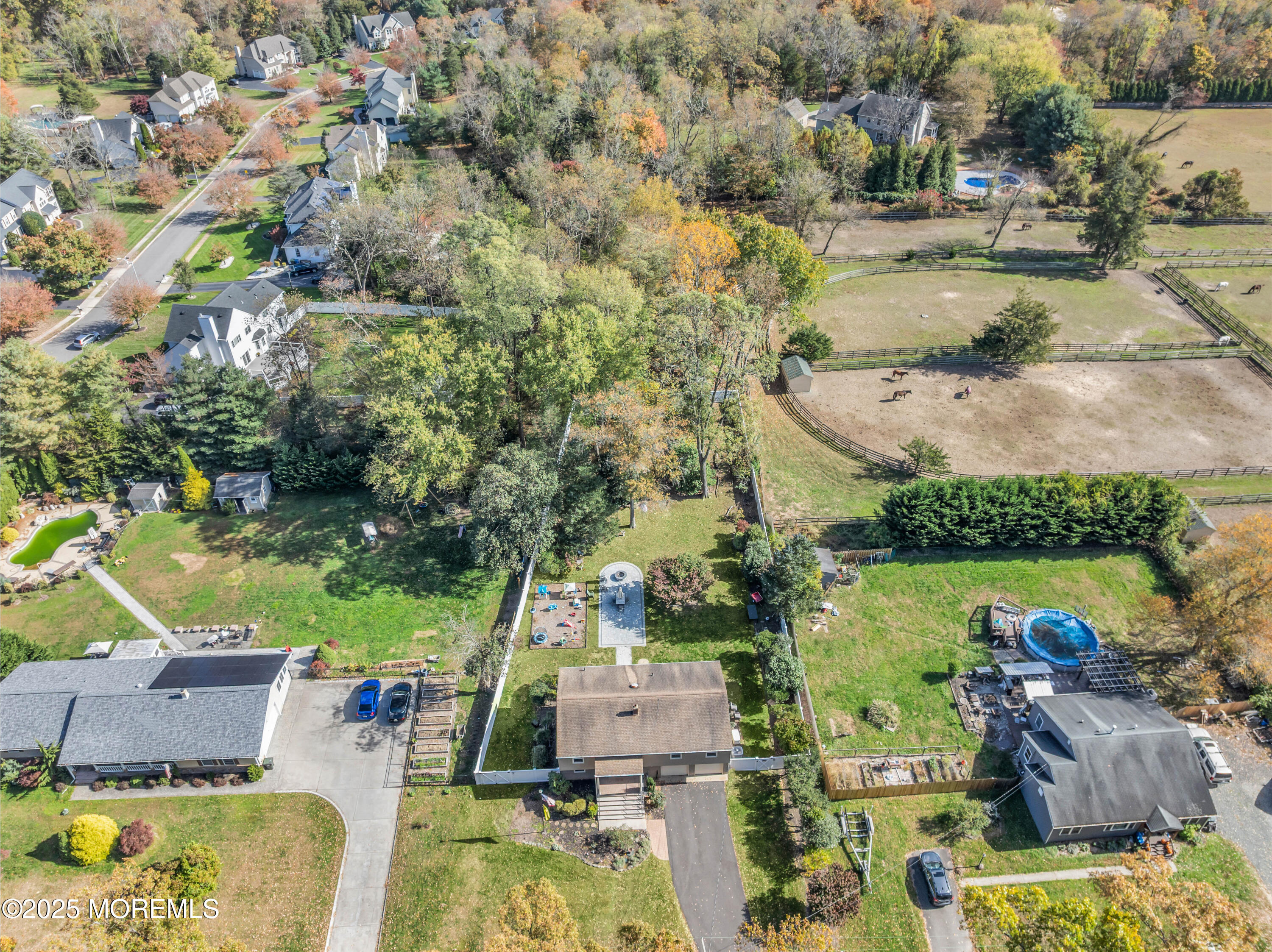 35 Merrick Road Farmingdale, NJ 07727 - Photo 40 of 47 an aerial view of a house with lake view