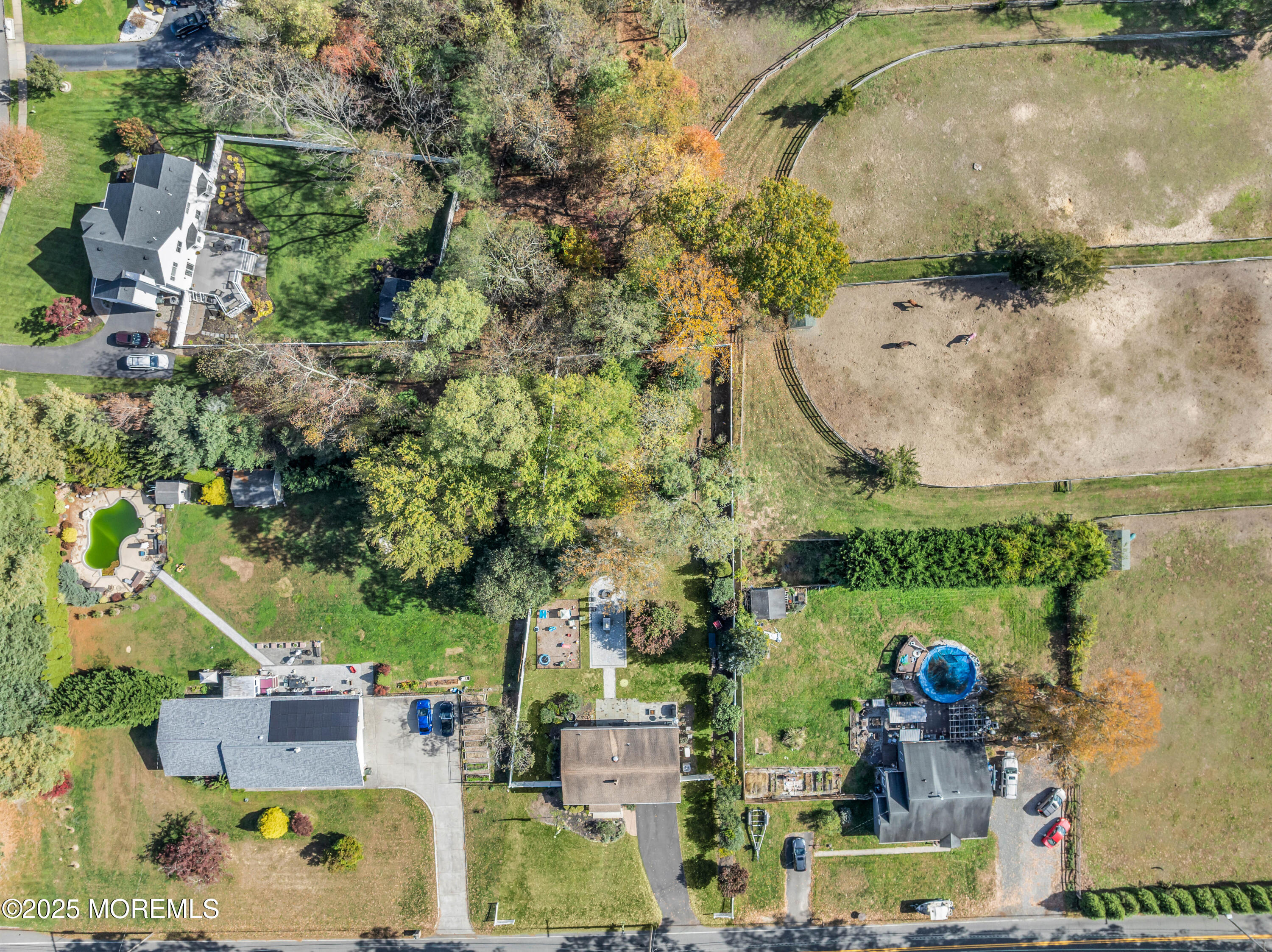 35 Merrick Road Farmingdale, NJ 07727 - Photo 41 of 47 an aerial view of a houses with outdoor space