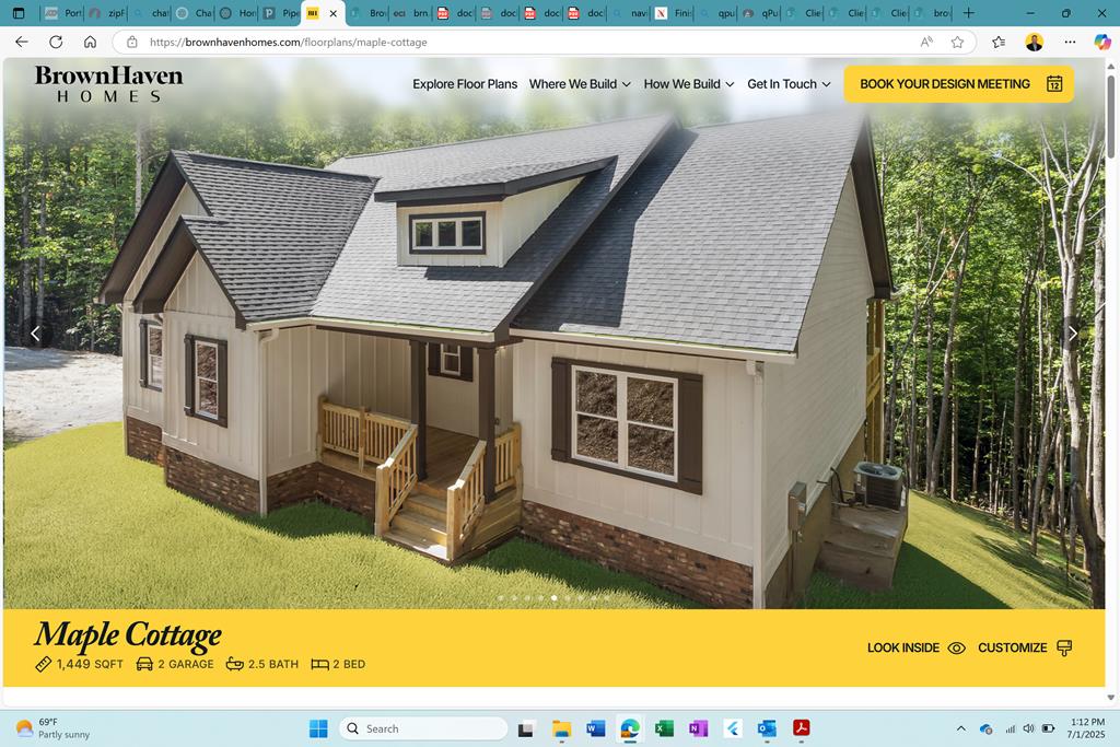 a view of house with outdoor space