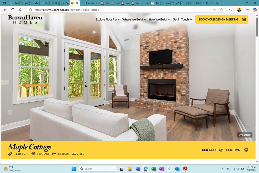 8 Hawks Nest Road Blairsville, GA 30512 - Photo 2 of 30 a view of a living room and fireplace