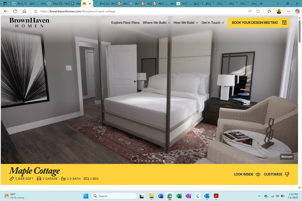 8 Hawks Nest Road Blairsville, GA 30512 - Photo 5 of 30 a living room with a bed furniture and a flat screen tv