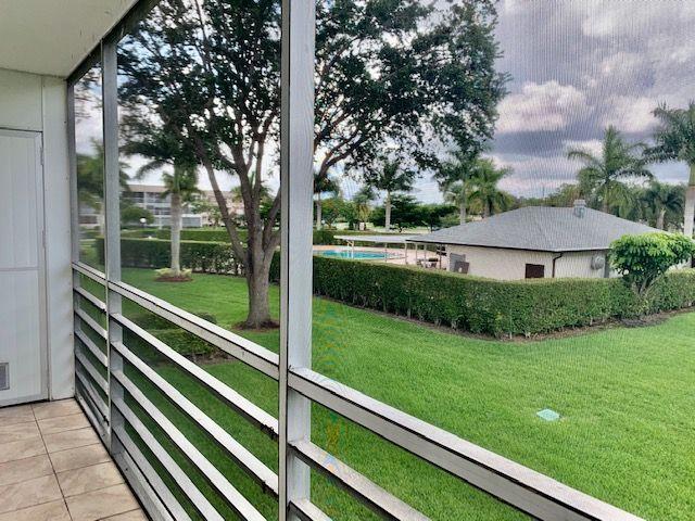 150 Suffolk F Boca Raton, FL 33434 - Photo 10 of 19 Screened Patio overlooking Pool