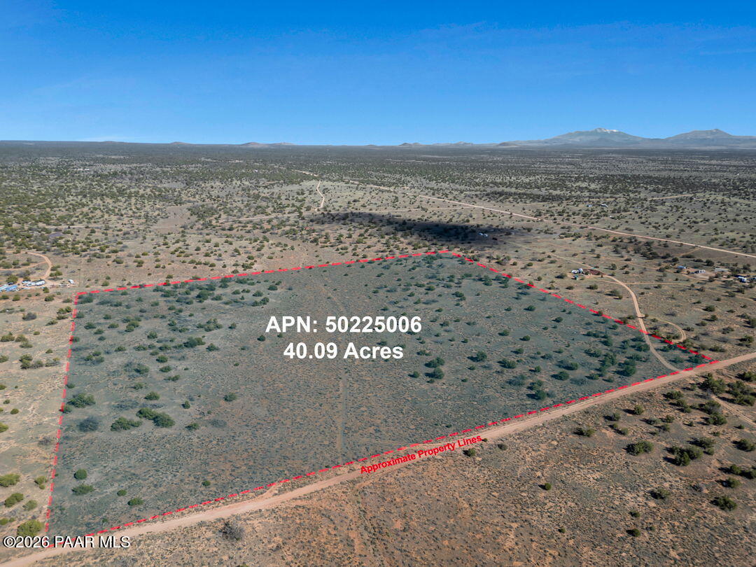 5355 North Alta Villa Road Williams, AZ 86046 - Photo 1 of 13 Aerial Lot Line View
