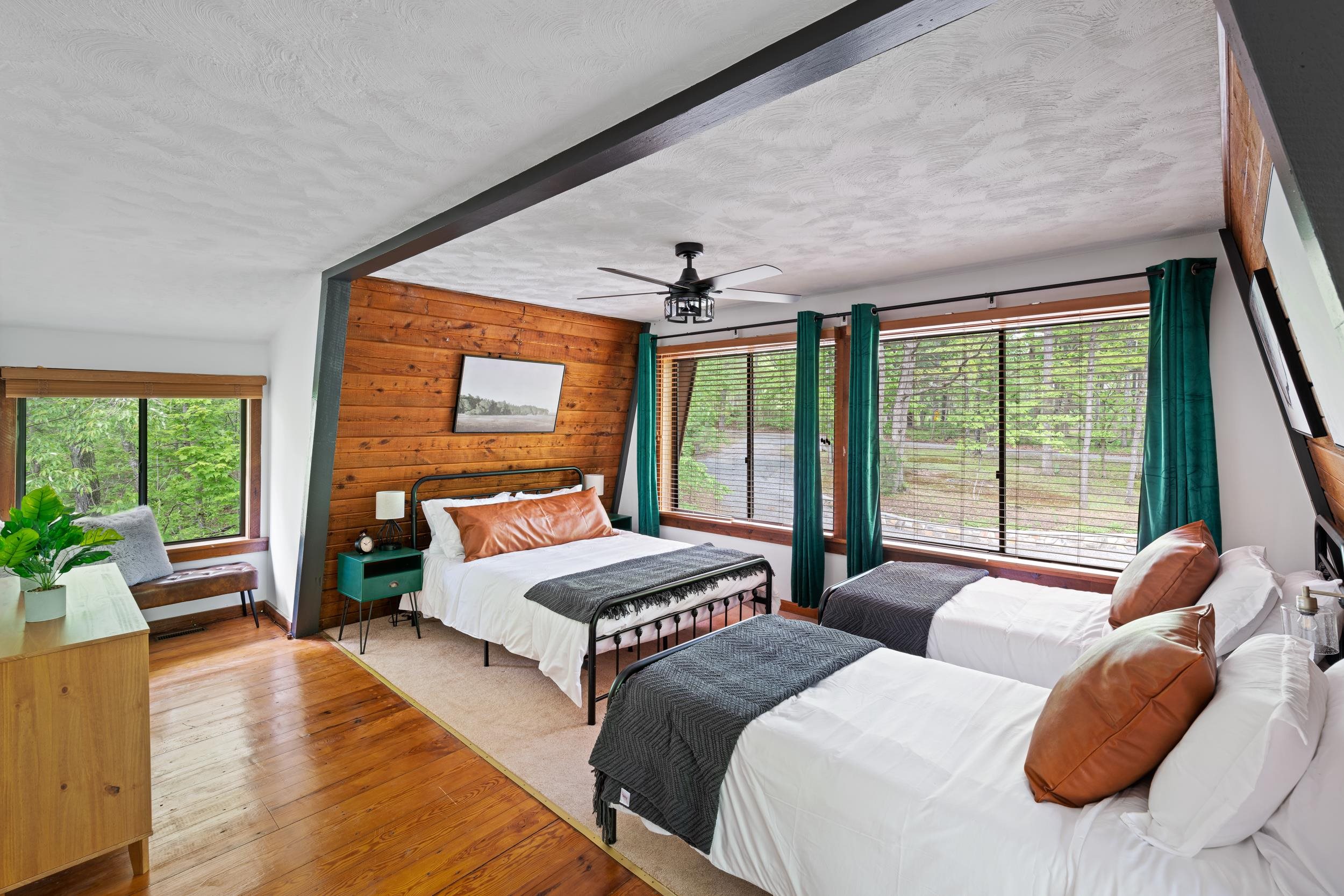 307 CC Road Madison, VA 22727 - Photo 17 of 26 a bedroom with two beds and a large window