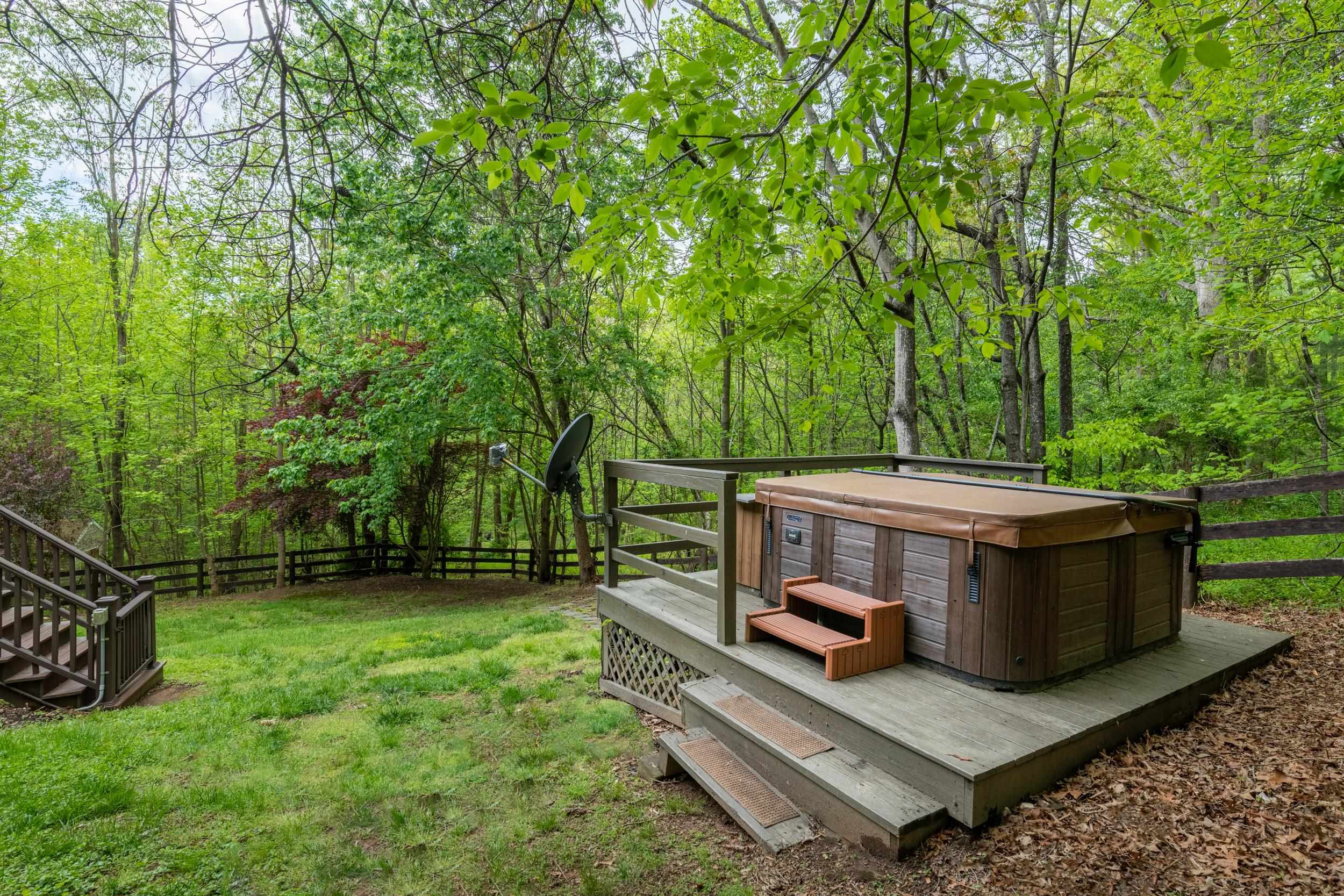 307 CC Road Madison, VA 22727 - Photo 6 of 26 a view of a small deck with a backyard