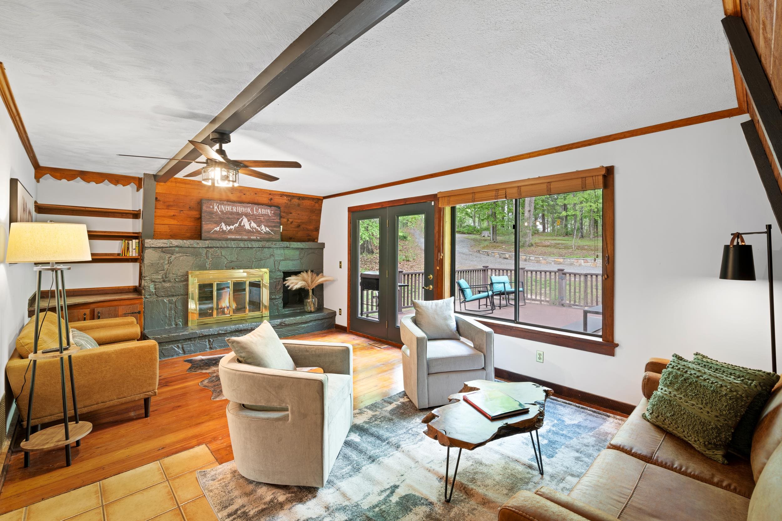 307 CC Road Madison, VA 22727 - Photo 9 of 26 a living room with furniture and a floor to ceiling window