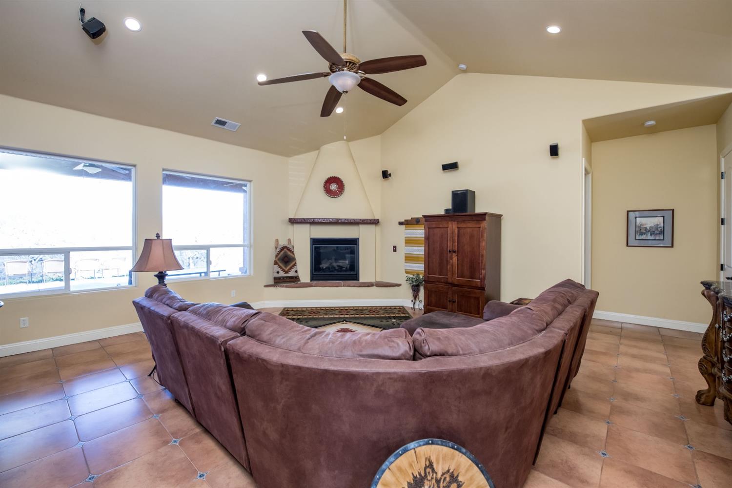 50070 Butterfield Stage Road O'Neals, CA 93645 - Photo 12 of 55 Custom built fireplace and mantel