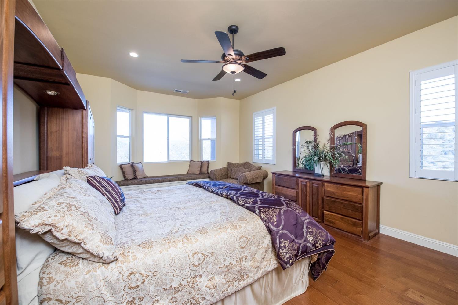 50070 Butterfield Stage Road O'Neals, CA 93645 - Photo 25 of 55 Private Master Bedroom on the east side of home with window seat & storage....