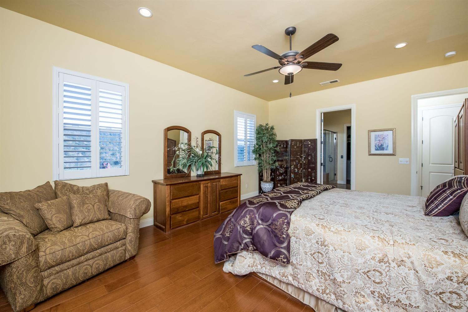 50070 Butterfield Stage Road O'Neals, CA 93645 - Photo 26 of 55 Master bedroom with beautiful hardwood flooring....