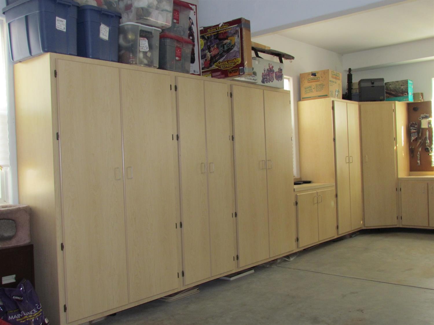 50070 Butterfield Stage Road O'Neals, CA 93645 - Photo 41 of 55 Custom built storage cabinets in 3 car garge