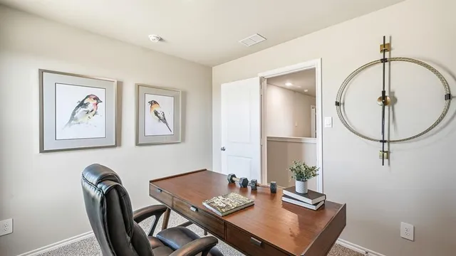 a room with furniture and a table