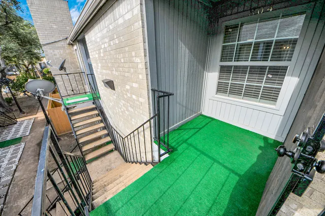 a view of outdoor space and deck