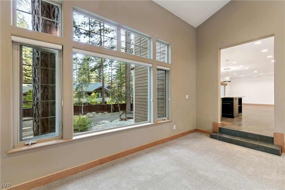 1057 Sawmill Road Incline Village, NV 89451 - Photo 17 of 48 Expansive living room with soaring ceilings and ab