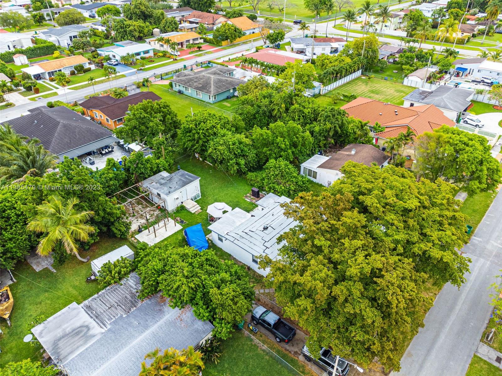 8241 Southwest 37th Street Miami, FL 33155 - Photo 43 of 46 an aerial view of a houses with outdoor space