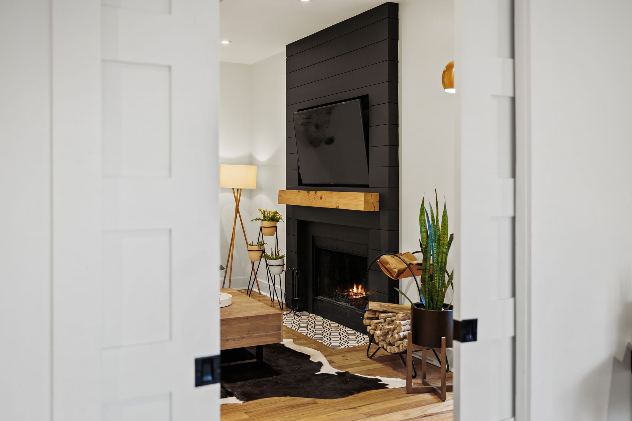 3945 New Highway 96 West Franklin, TN 37064 - Photo 12 of 69 a living room with furniture and a fireplace